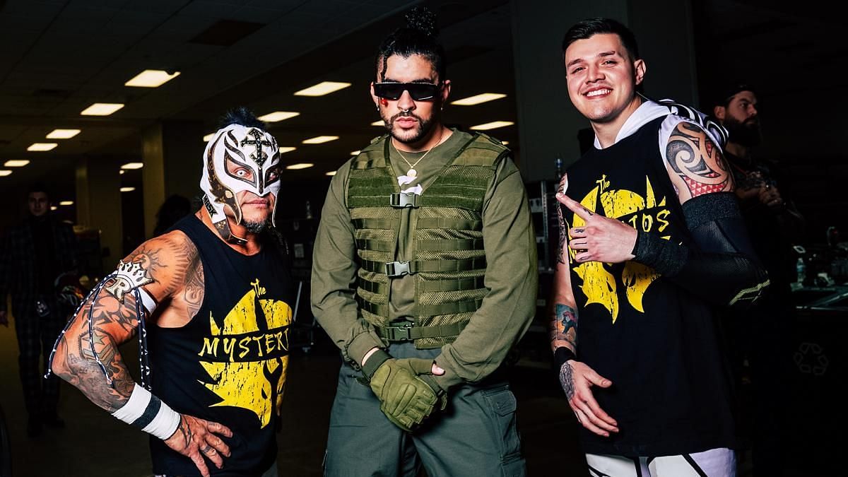 WWE के तीन पूर्व चैंपियंस रे मिस्टीरियो, बैड बनी और डॉमिनिक